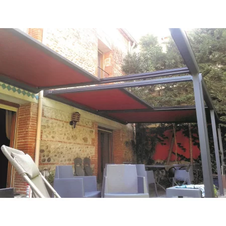Pergola Toile Enroulable Mural Direct Usine
