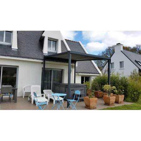 Pergola toile enroulable Autoportée à prix discount