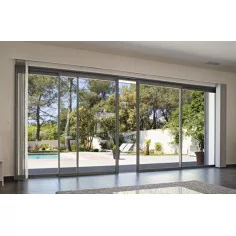 Coulissant à Galandage Aluminium 4 Vantaux 2