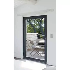 Porte fenêtre vitrée ALUMINIUM 1 vantail à rupture pont thermique au meilleur prix du marché