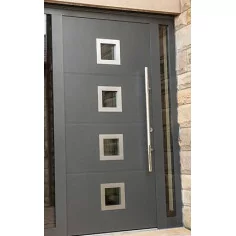 Porte d'entrée aluminium Line qualité pro à prix bas