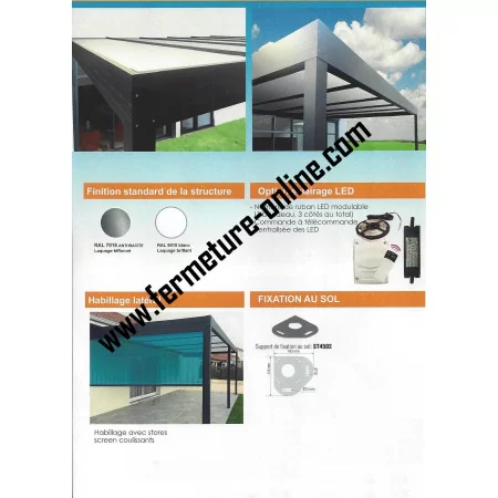 Achetez votre Pergola Top Adossée