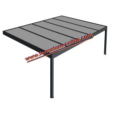 Carport Toit plat panneaux isolant thermotop 32 mm 2