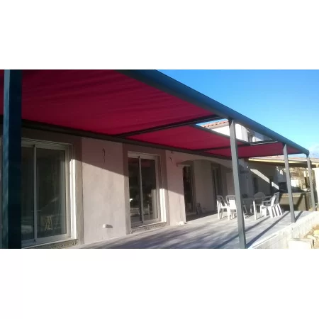 Pergola toile enroulable SOLAIRE auto-portée