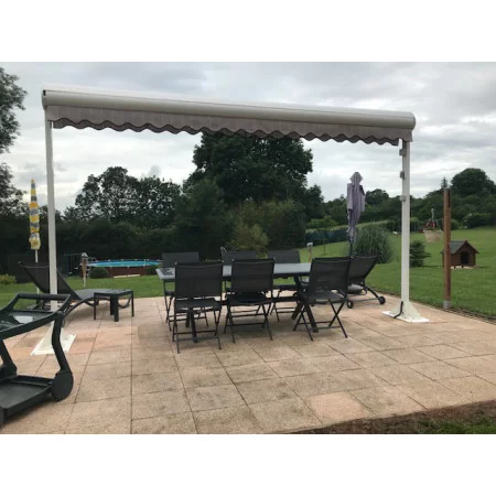 Store Terrasse double pente XXL Motorisé