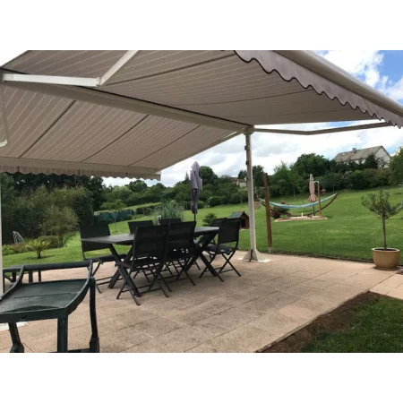 Store Terrasse Double Pentes XL et ses toiles Haut de Gamme