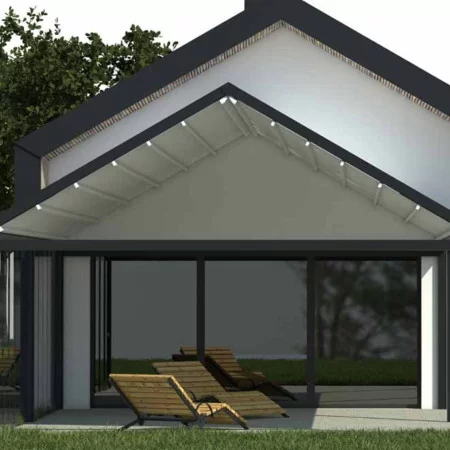 Venez vite pour acheter votre pergola auto portée sur mesure à toit retractable