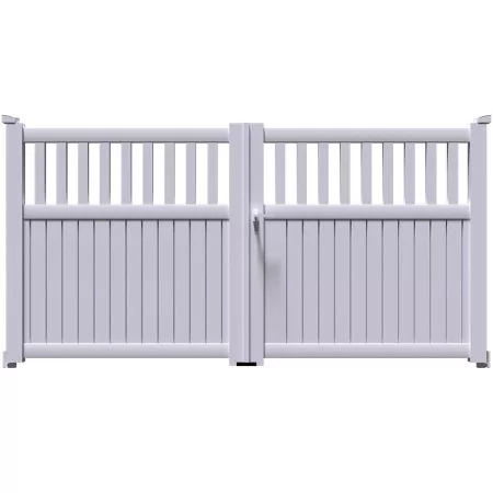 Vous recherchez un vrai Portail à 2 Battants Aluminium Classique il est la c'est le modèle DEL