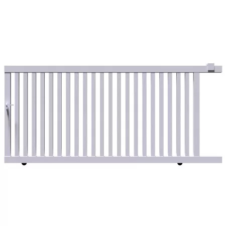 Le superbe Portail Coulissant Aluminium classique DEN est fabriquer par des professionnels