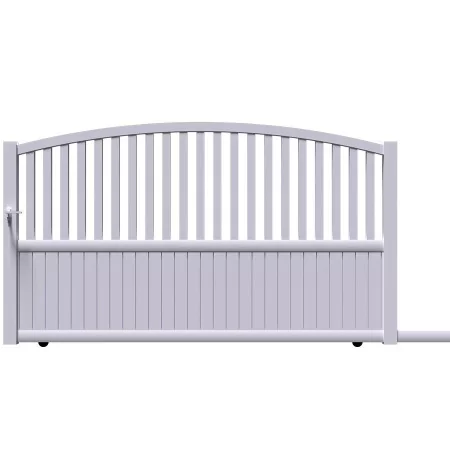 Portail aluminium classique coulissant PIL disponible rapidement pour vous
