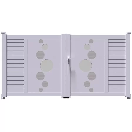 Envie d'un magnifique portail aluminium trés esthétique? regarde ce portail VIC battant à 2 vantaux