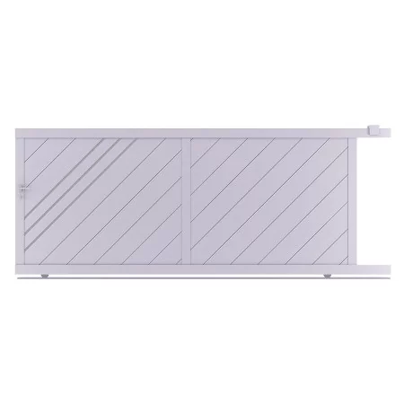 Achetez ici le beau portail aluminium coulissant LESM à prix discount
