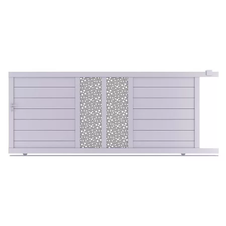 Achetez votre Portail Aluminium Coulissant BARBUDA au Meilleur Prix ici