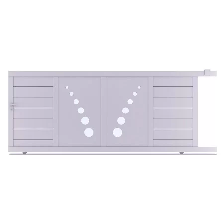 Commandez votre Portail Aluminium Coulissant TRAI à Prix Discount