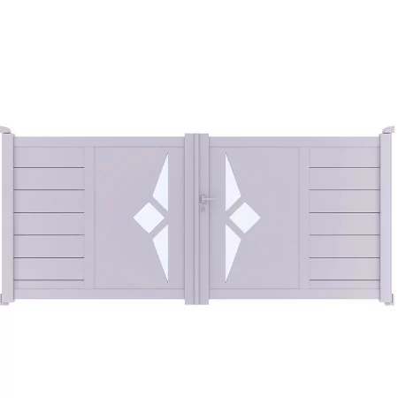 Achetez votre Portail Aluminium Battant à 2 Vantaux SCILL à prix vraiment discount