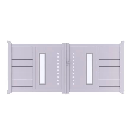Achetez votre portail aluminium battant à 2 vantaux DIOME à prix vraiment discount