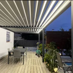 Meilleur pergola bioclimatique h2 adossee en vente au meilleur prix