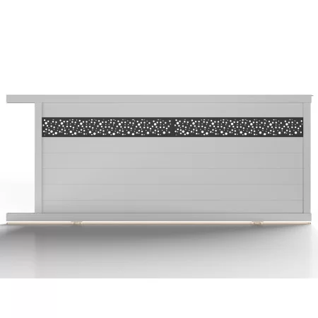 Magnifique portail alu coulissant BALERE