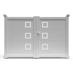 Claver alu 2 vantaux Pas Cher 2