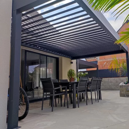 la pergola bio en alu à lames orientables au meilleur tarif