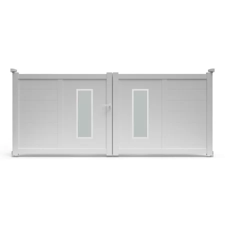 Magnifique portail battant en aluminium ORC