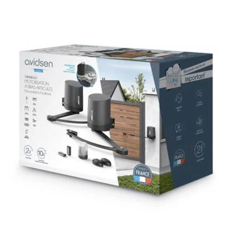 Emballage du kit de motorisation à prix discount pour battants à 2 vantaux en alu
