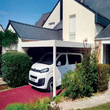 carport toit plat polytop pas cher