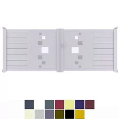 Portail Alu Moderne Prix Usine Fabrication 2