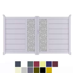 profilés alu à Prix Bas le Portail Battant 2vantaux 2