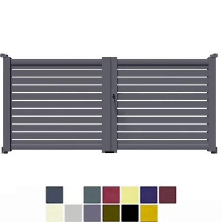 tout aluminium haut de gamme à prix discount le portail ouvrant 2 vantaux TUC