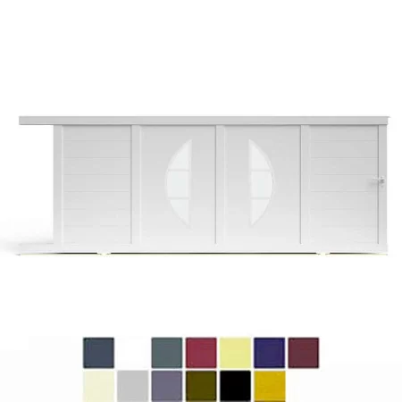 Peu Couteux le BYL Coulissant Portail en alu Haut de Gamme