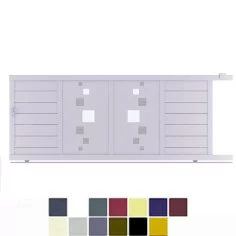 Portail Coulissant en Aluminium à un Bon Prix 2