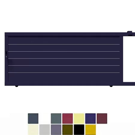 achetez le TAY Portail Coulissant en Alu Haut de Gamme grand choix de coloris