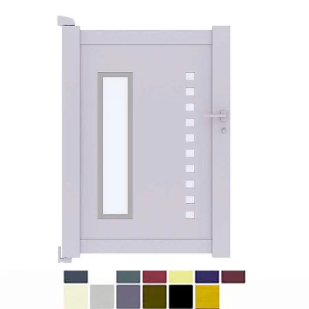 Sa y est voici votre Portillon Alu Haut de Gamme Moderne DIOME au Meilleur Tarif Usine