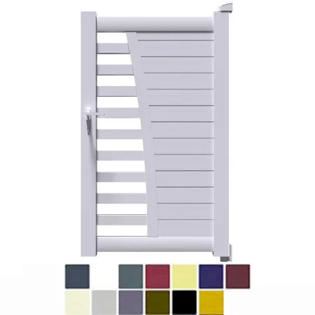 Portillon Moderne alu BIKI à Prix Discount Haut de Gamme en Aluminium direct atelier