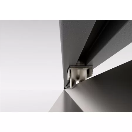 détail rail bas avec roulette coulissante