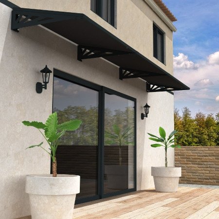 acheter vitre votre auvent de terrasse solaire à prix discount