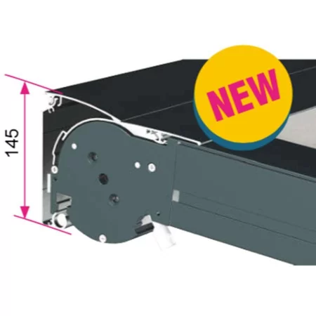 Pergola Murale En Toile Manoeuvre Solaire