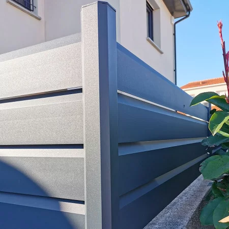 Installation facile Cloture Alu en Kit