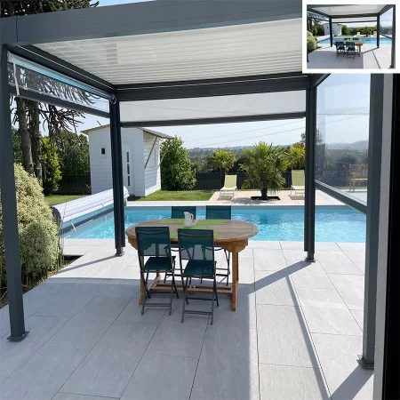 La meilleur Pergola bioclimatique autoportée H2