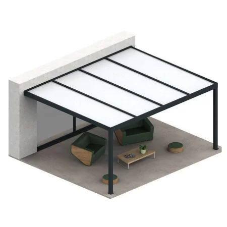carport voiture toit plein isolant en aluminium à prix discount
