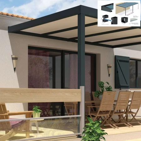 acheter une pergola avec panneau isolant pour se protéger des chaleurs