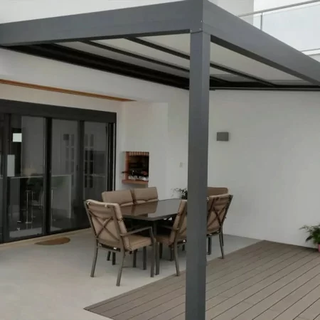 Voici la Toiture Ouvrante de notre Pergola Alu