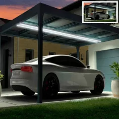 carport solaire auto porté : abris de voiture solaire gagner de l'énergie