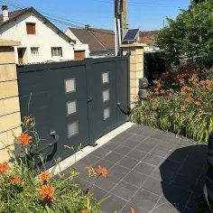 Portail 2 Vantaux Battant en Aluminium 2