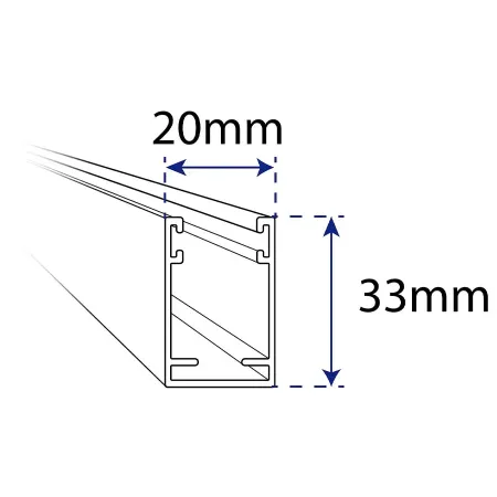 dimensions coulisses Moustiquaire