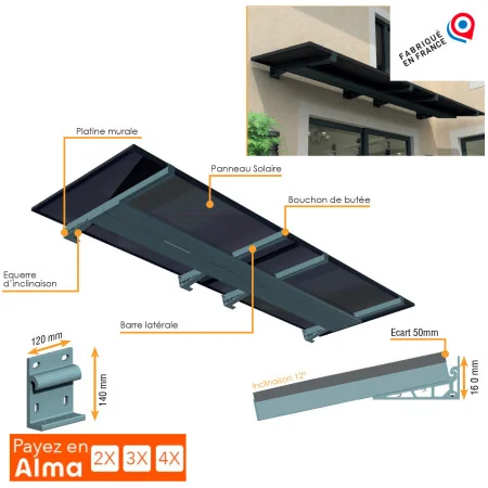 Détail Technique Auvent solaire