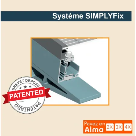 Systéme de fixation SimplyFlex Auvent Solaire