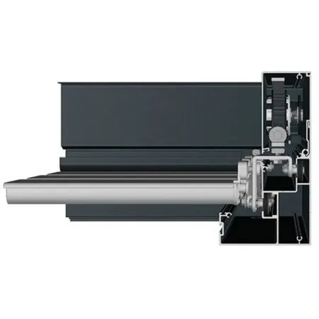 Mécanisme des lames fermées de la pergola bio rétractable H5 auto-portée