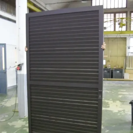 Volet Coulissant Persienné Brun Direct Fabricant